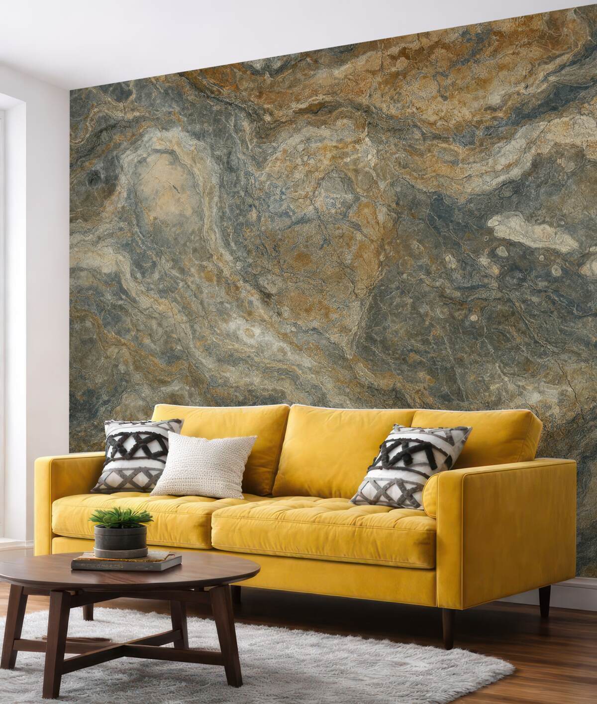 Fototapeta Marmur w odcieniu szaro-beżowym.