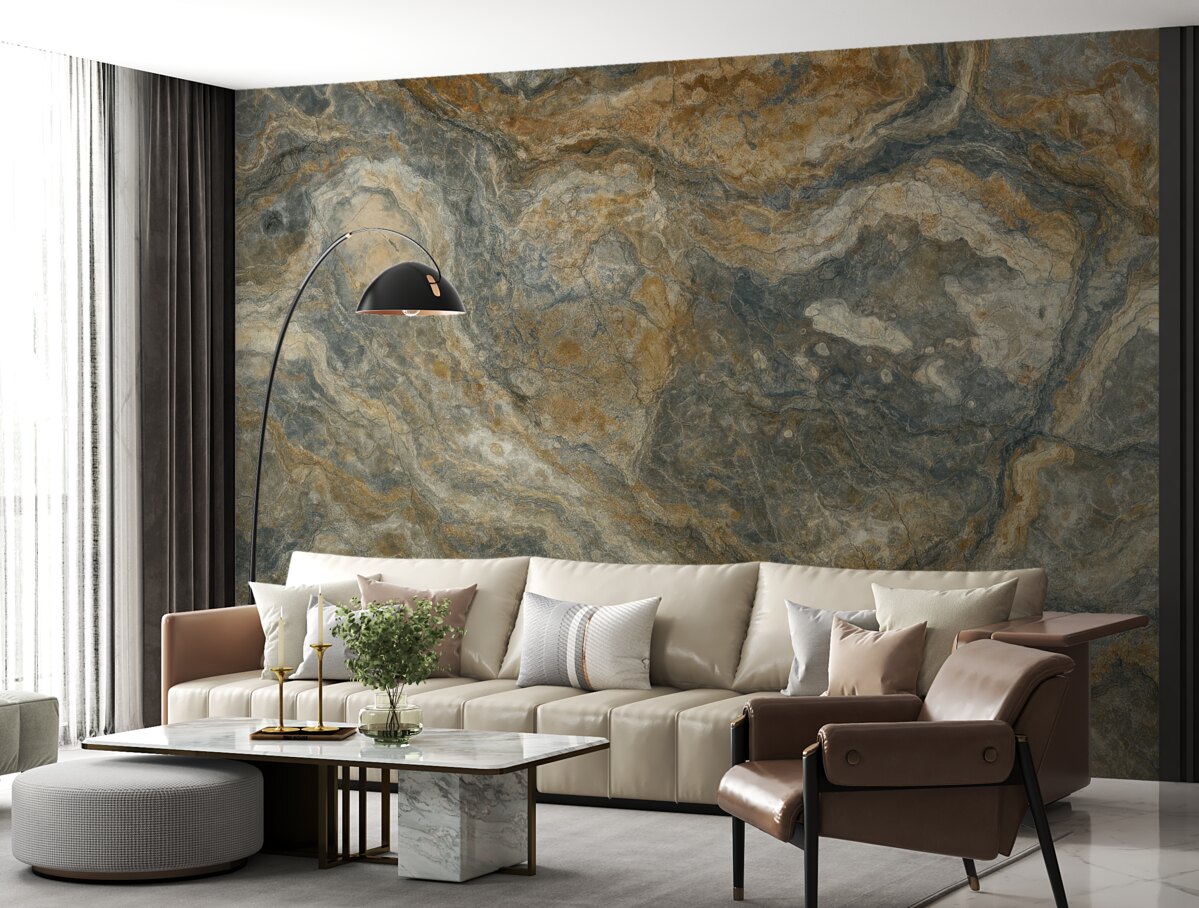 Fototapeta Marmur w odcieniu szaro-beżowym.