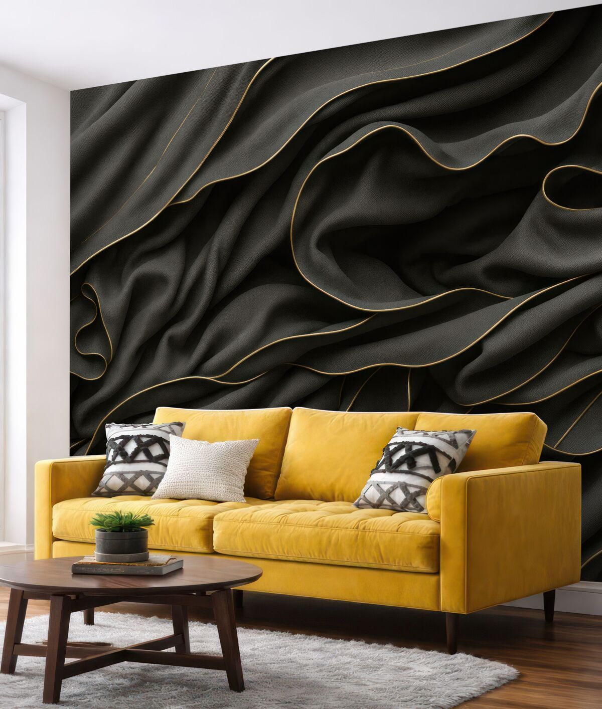 Fototapeta Mroczna tkanina.