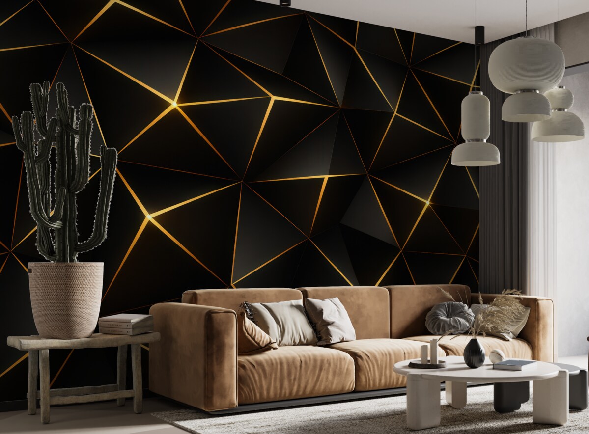 Fototapeta Czarny trójkąt.