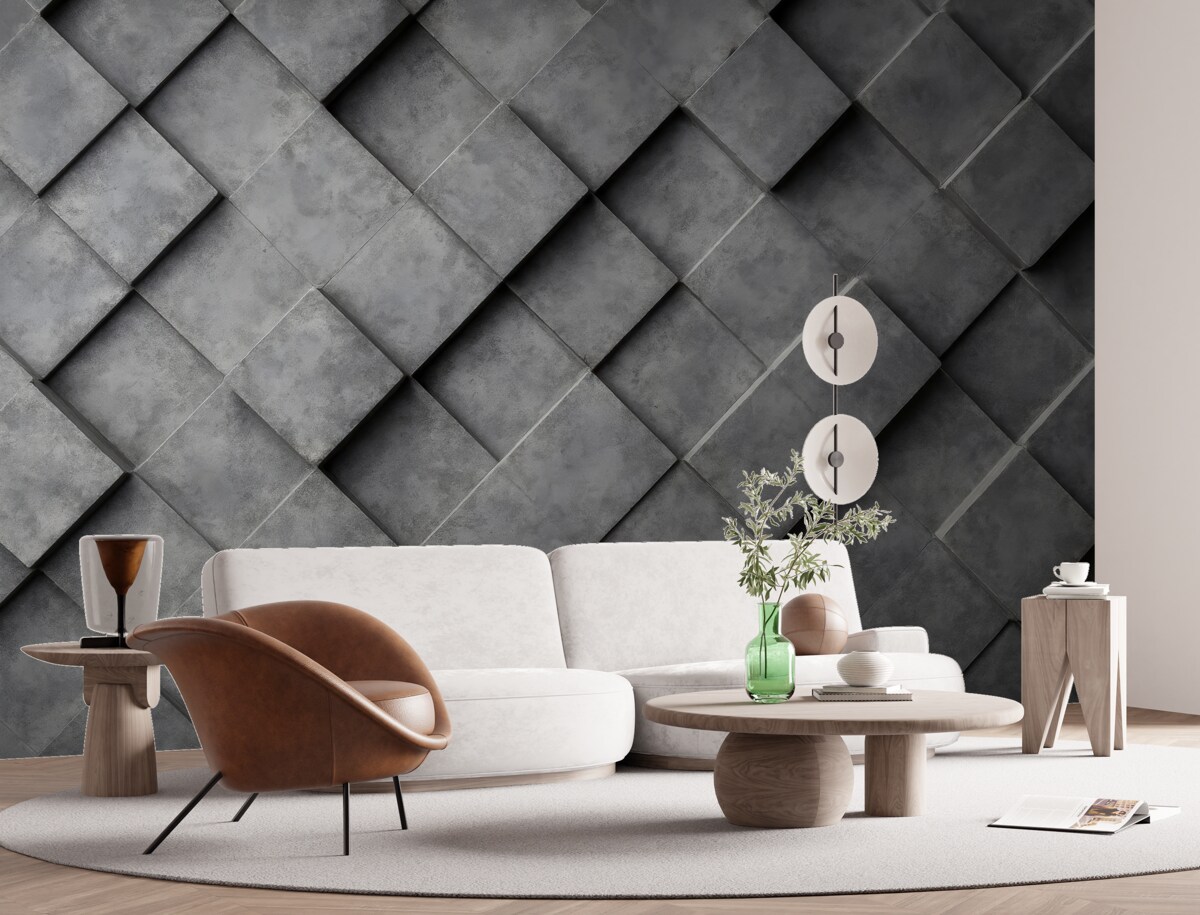 Fototapeta Klonowy zarys na ścianie.