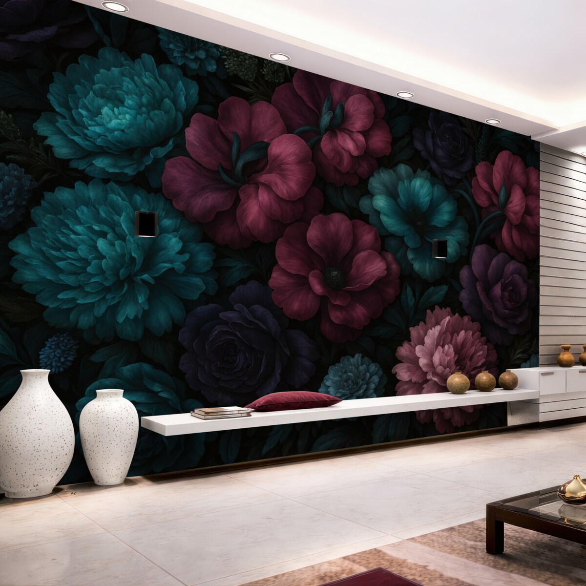 Fototapeta Piwonie w delikatnych odcieniach.