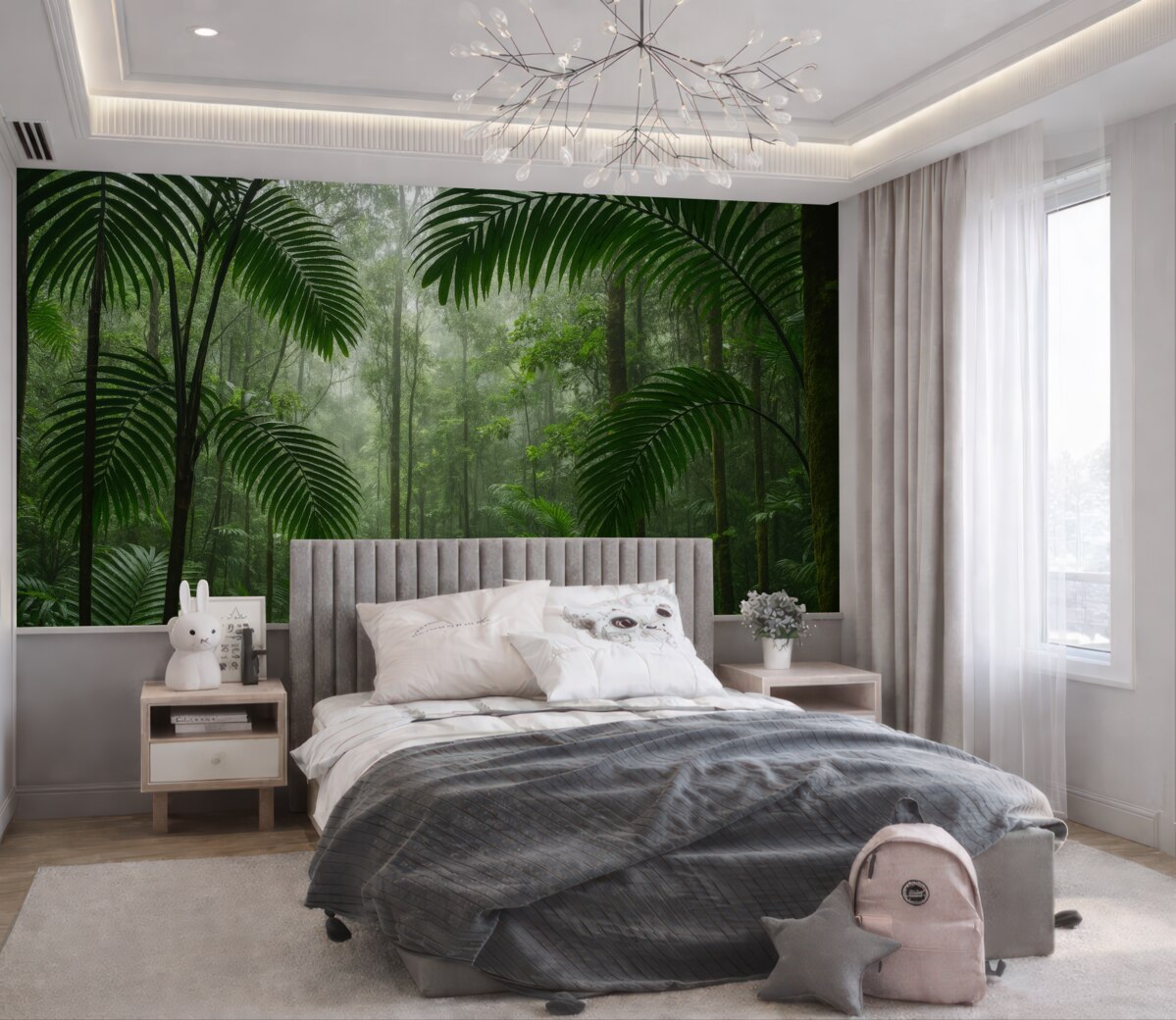 Fototapeta Las tropikalny.