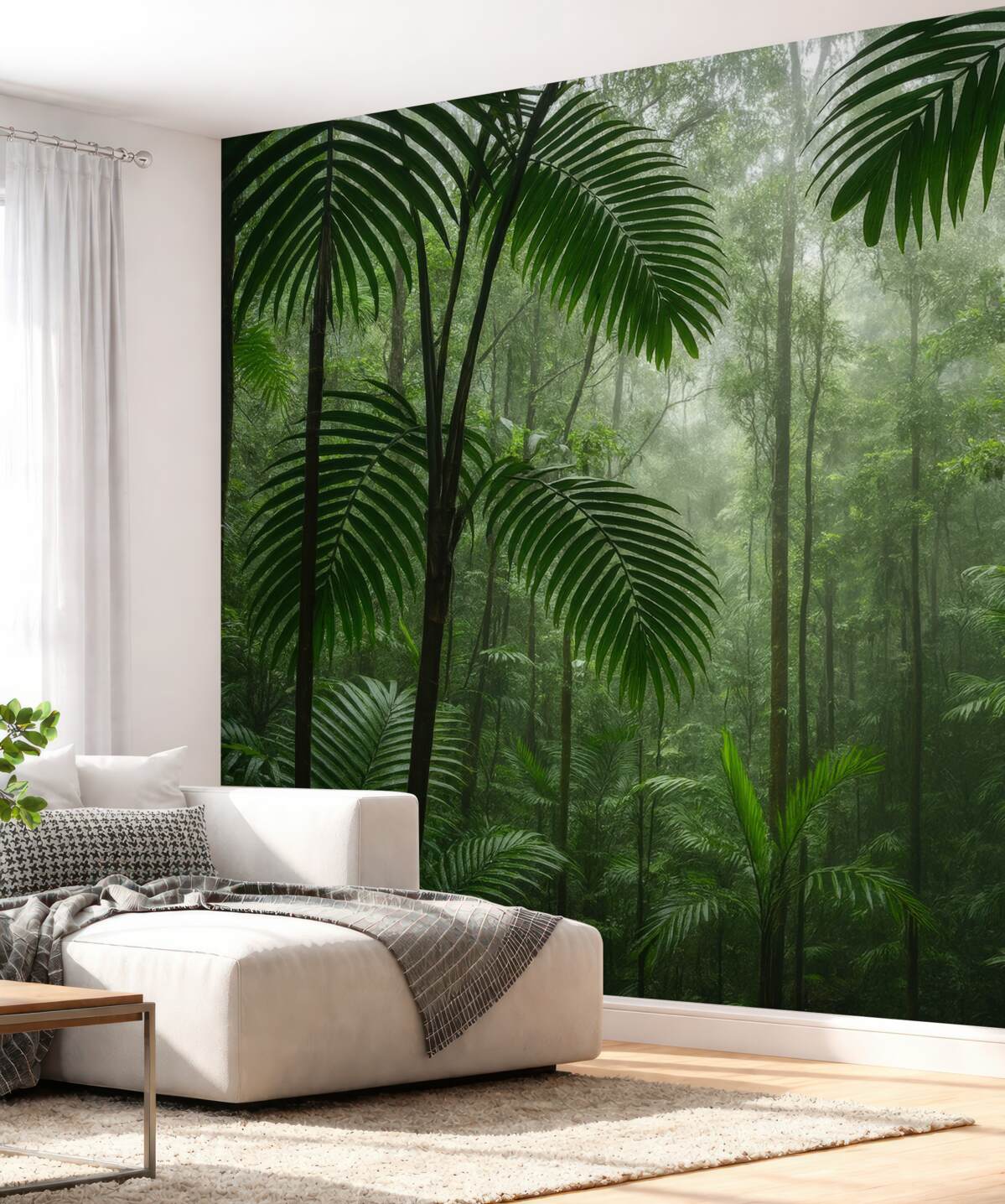 Fototapeta Las tropikalny.