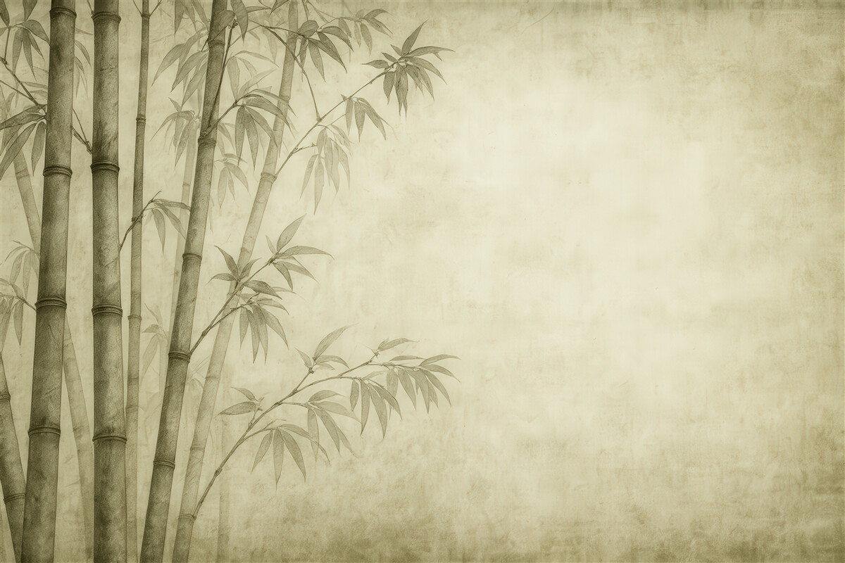 Fototapeta Bambus w chińskim stylu.