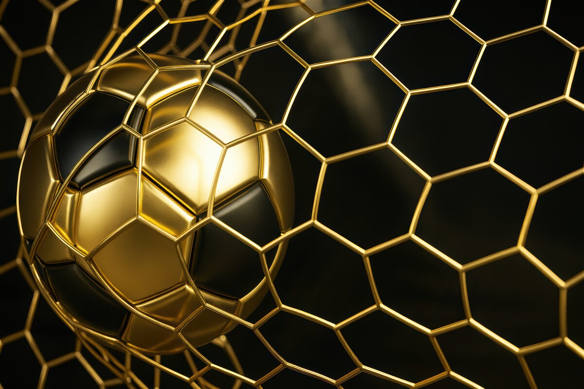 Fototapeta Kolejna piłka nożna w golu.