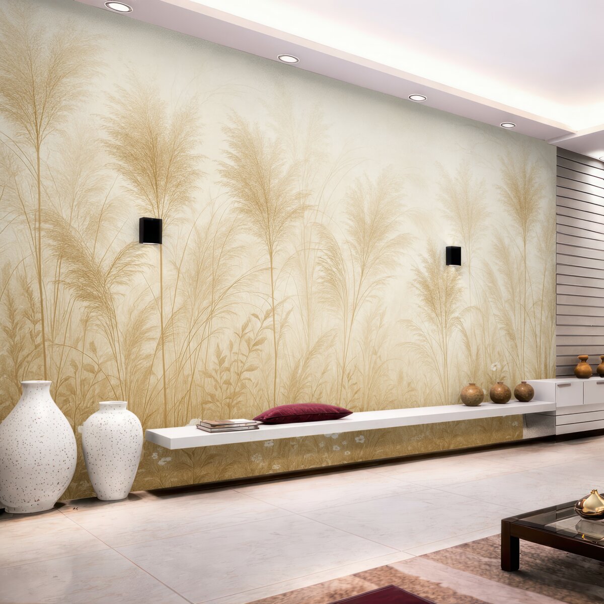 Fototapeta Gałęzie w boho-zekrze mgły.