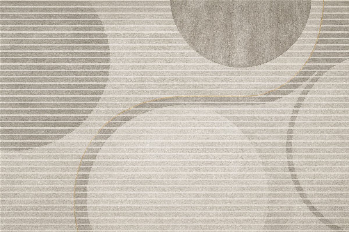 Fototapeta Minimalizm w zakresie abstrakcji geometrycznej.