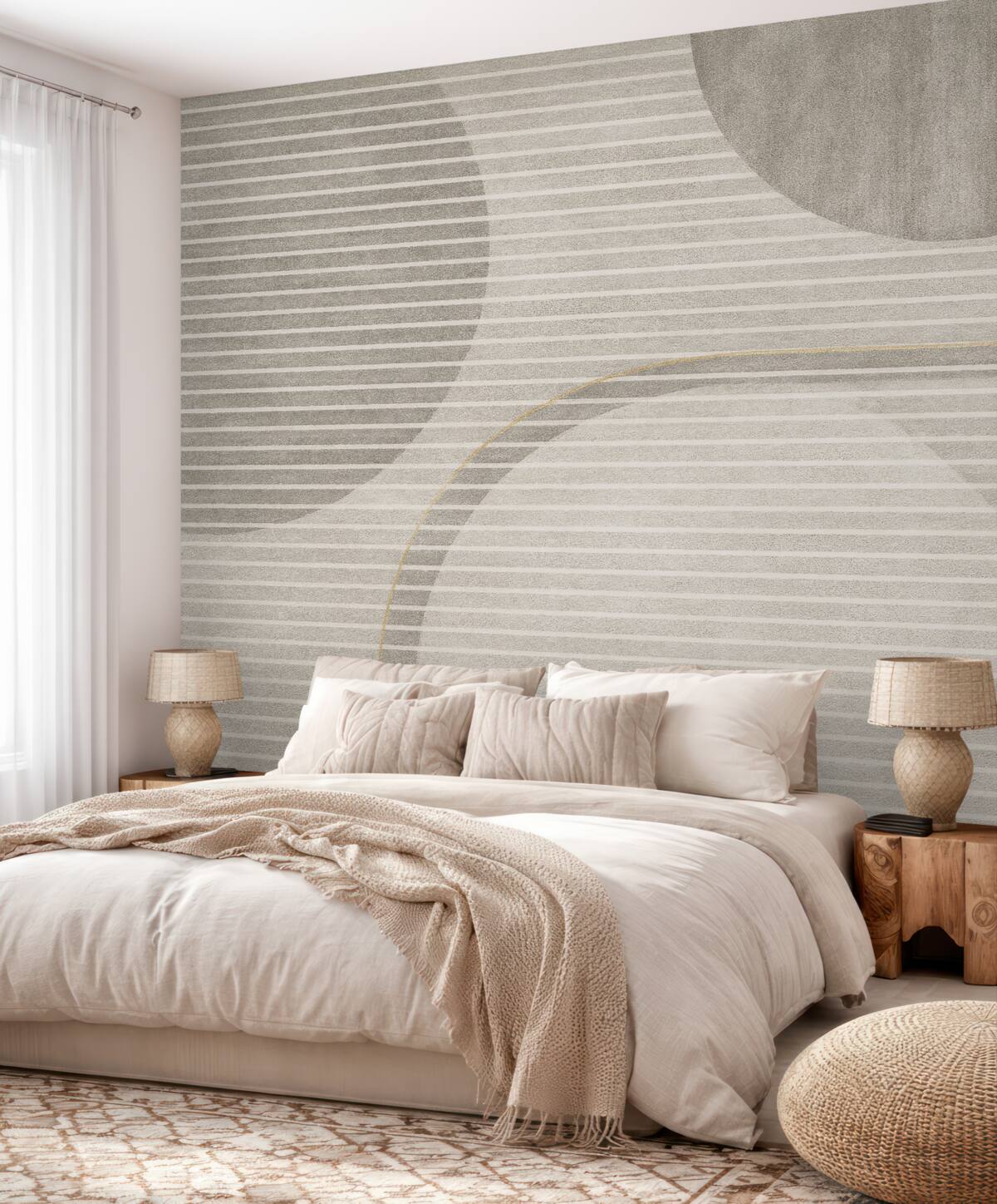 Fototapeta Minimalizm w zakresie abstrakcji geometrycznej.