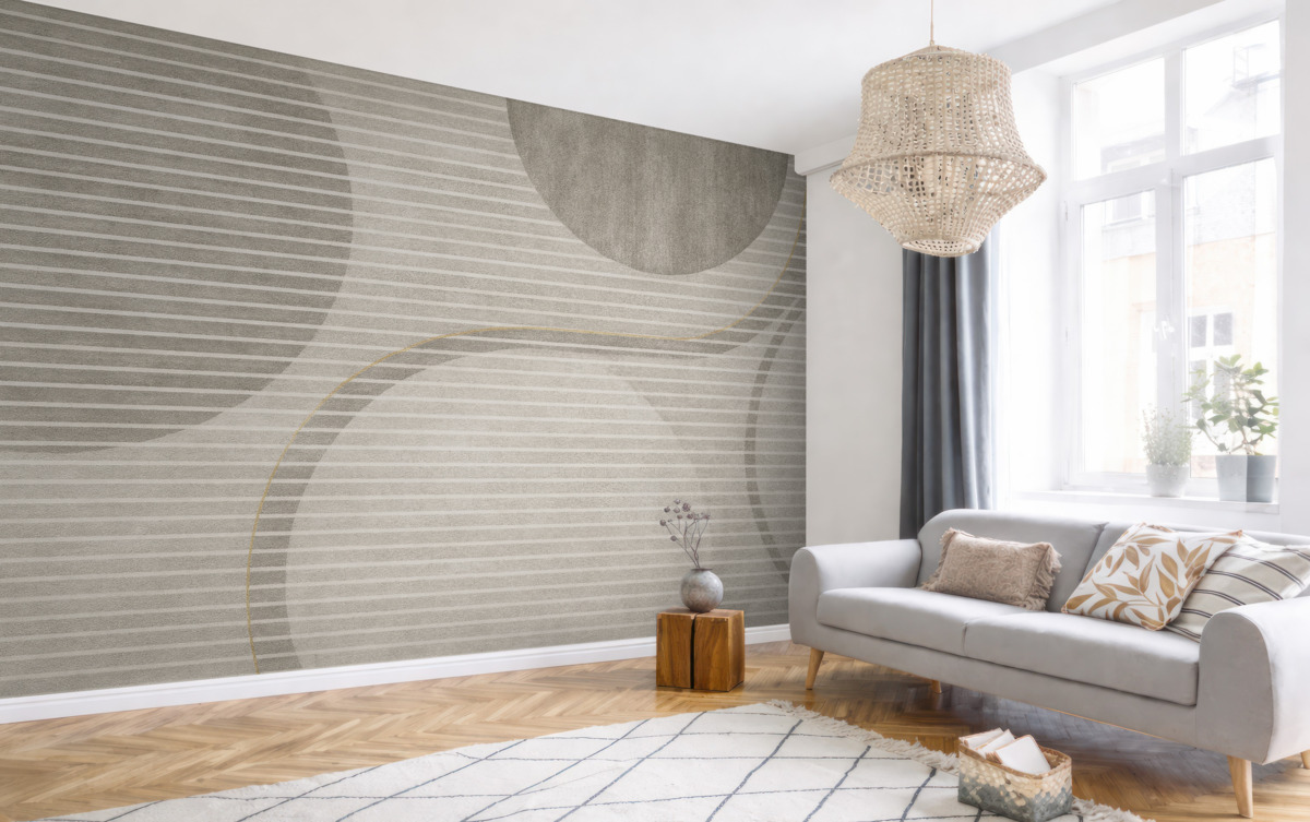 Fototapeta Minimalizm w zakresie abstrakcji geometrycznej.