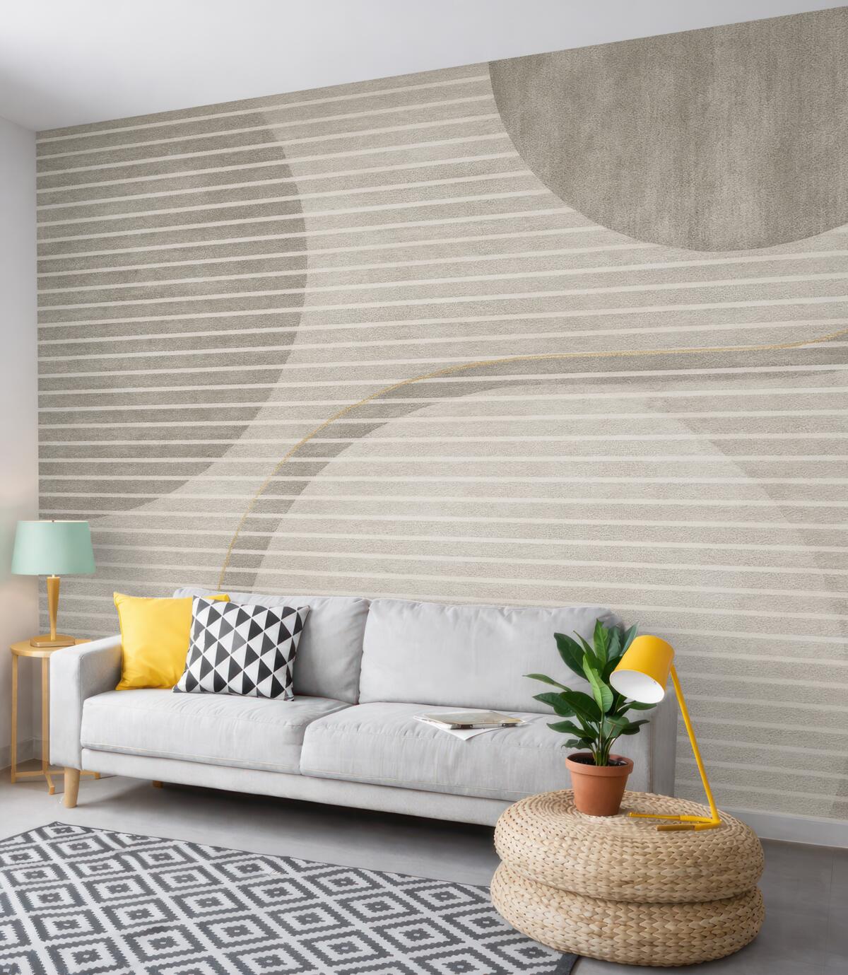 Fototapeta Minimalizm w zakresie abstrakcji geometrycznej.