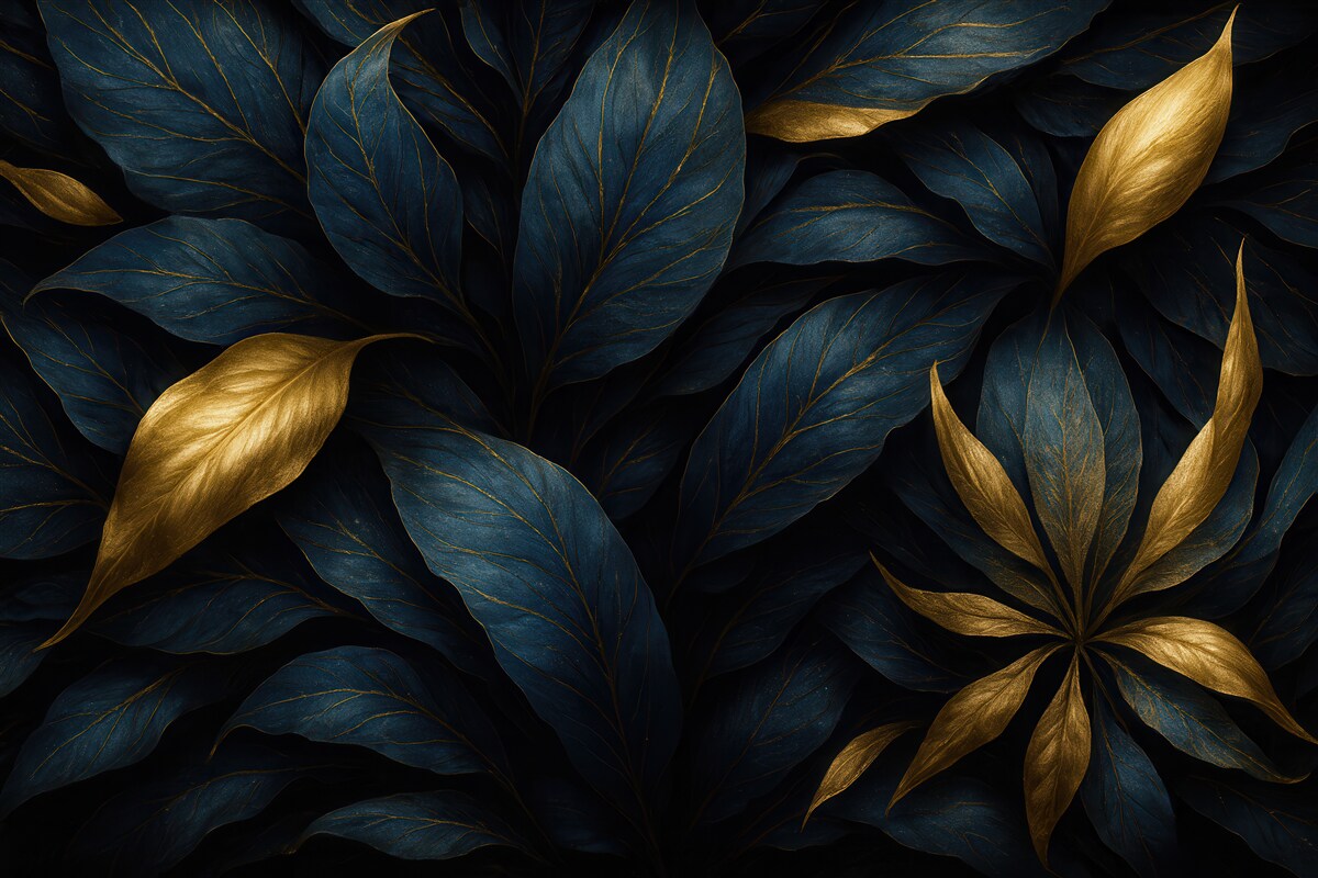 Fototapeta Królewskie kwiaty w odcieniu niebieskim.