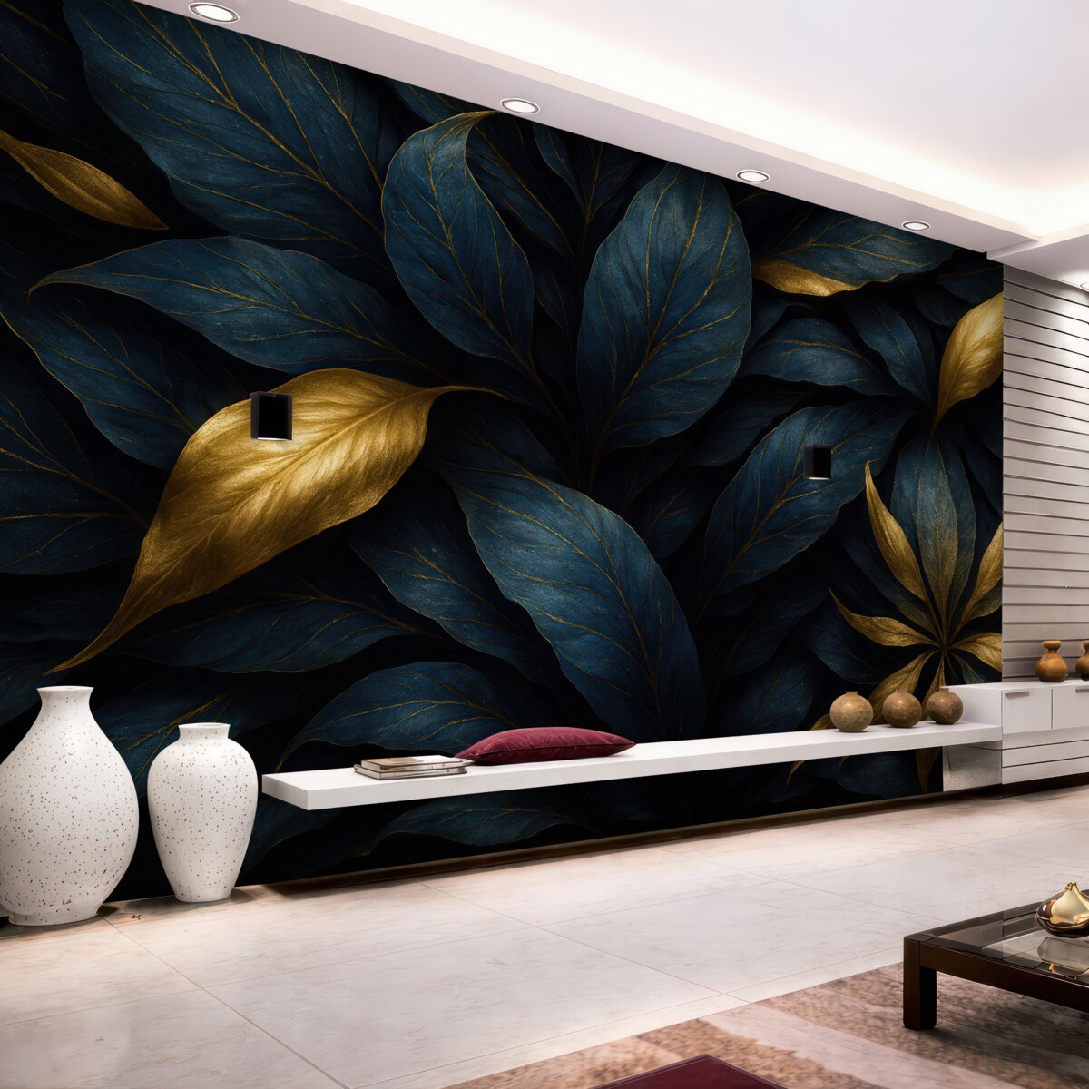 Fototapeta Królewskie kwiaty w odcieniu niebieskim.