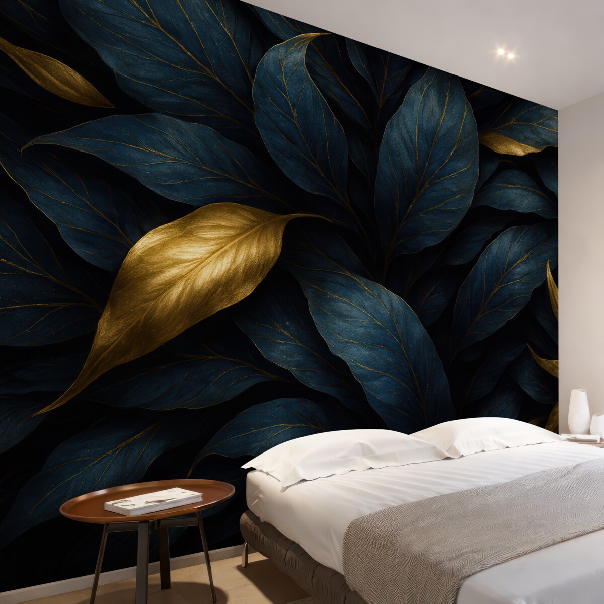 Fototapeta Królewskie kwiaty w odcieniu niebieskim.