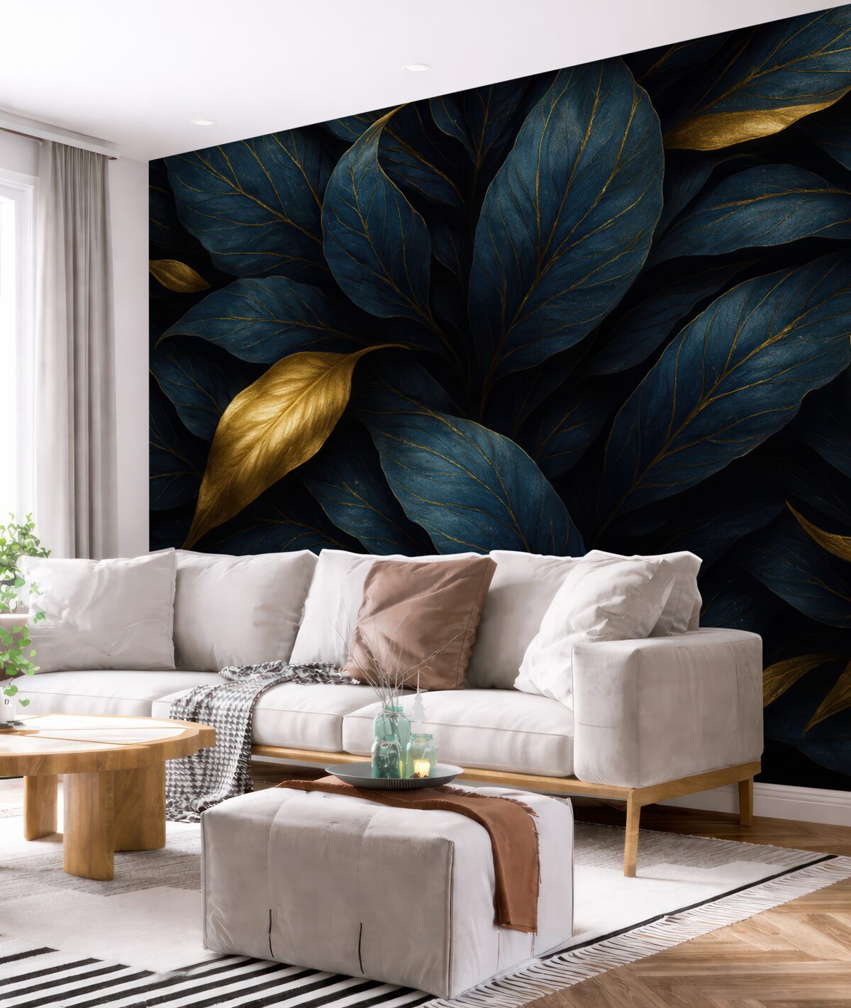 Fototapeta Królewskie kwiaty w odcieniu niebieskim.