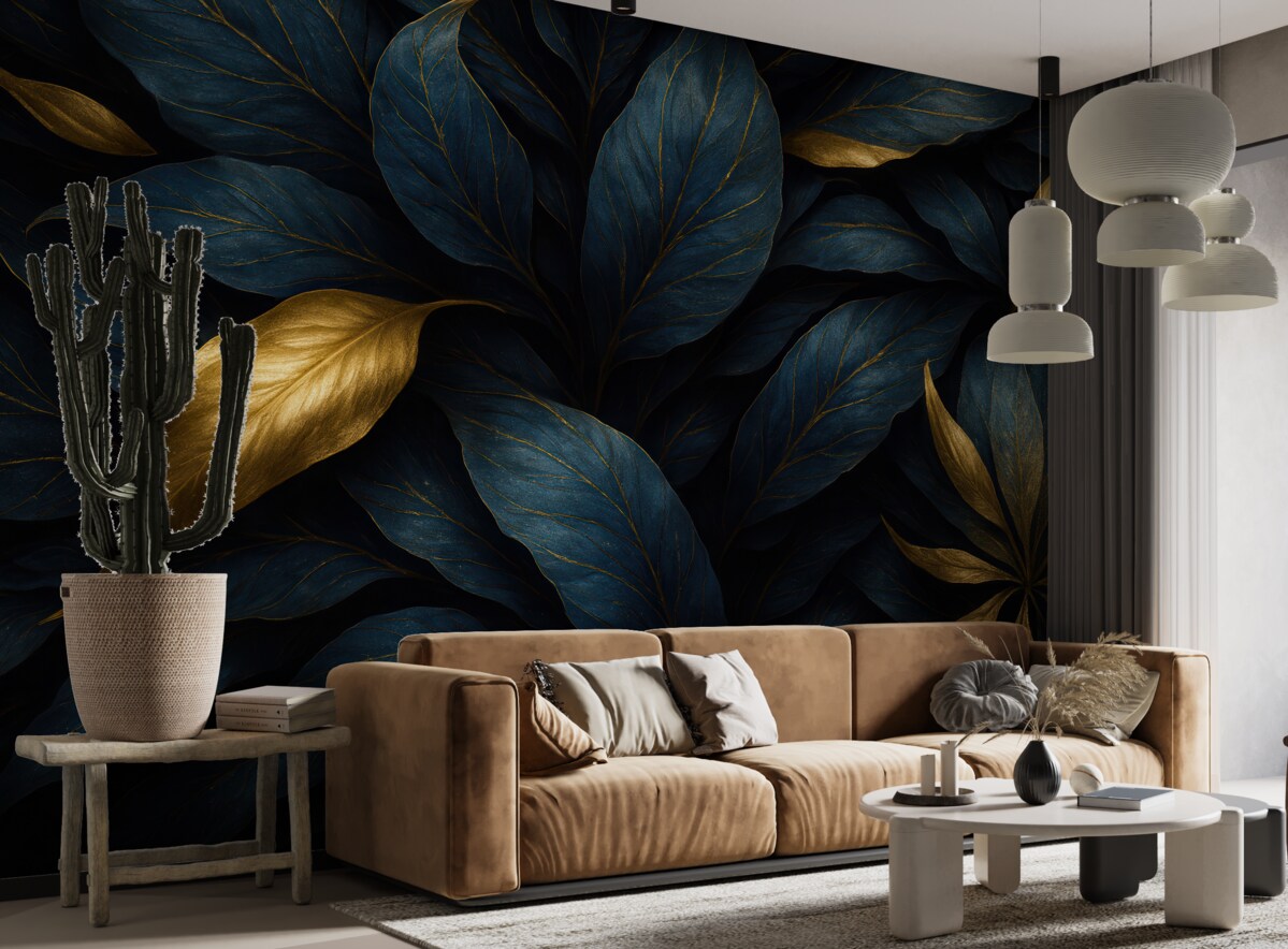 Fototapeta Królewskie kwiaty w odcieniu niebieskim.