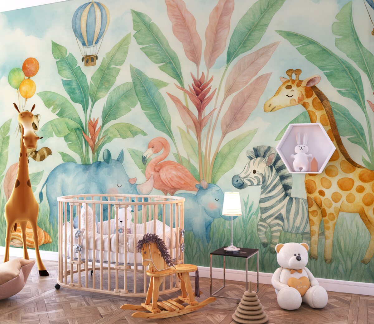 Fototapeta Rozrywka i przejrzysta dżungla.