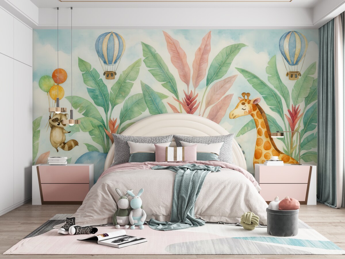 Fototapeta Rozrywka i przejrzysta dżungla.