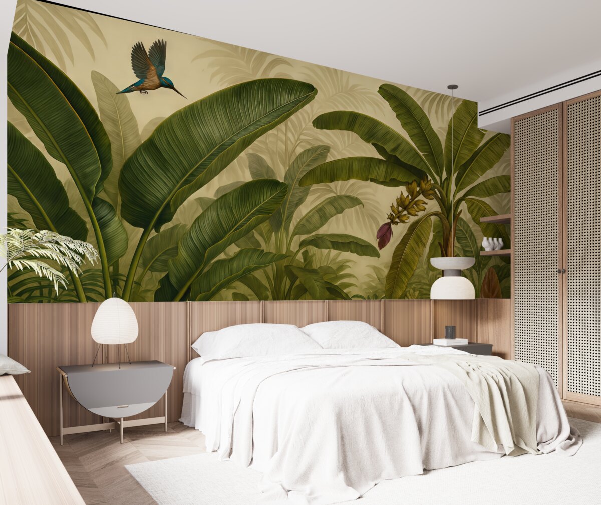 Fototapeta Tropikalny las deszczowy i liście.