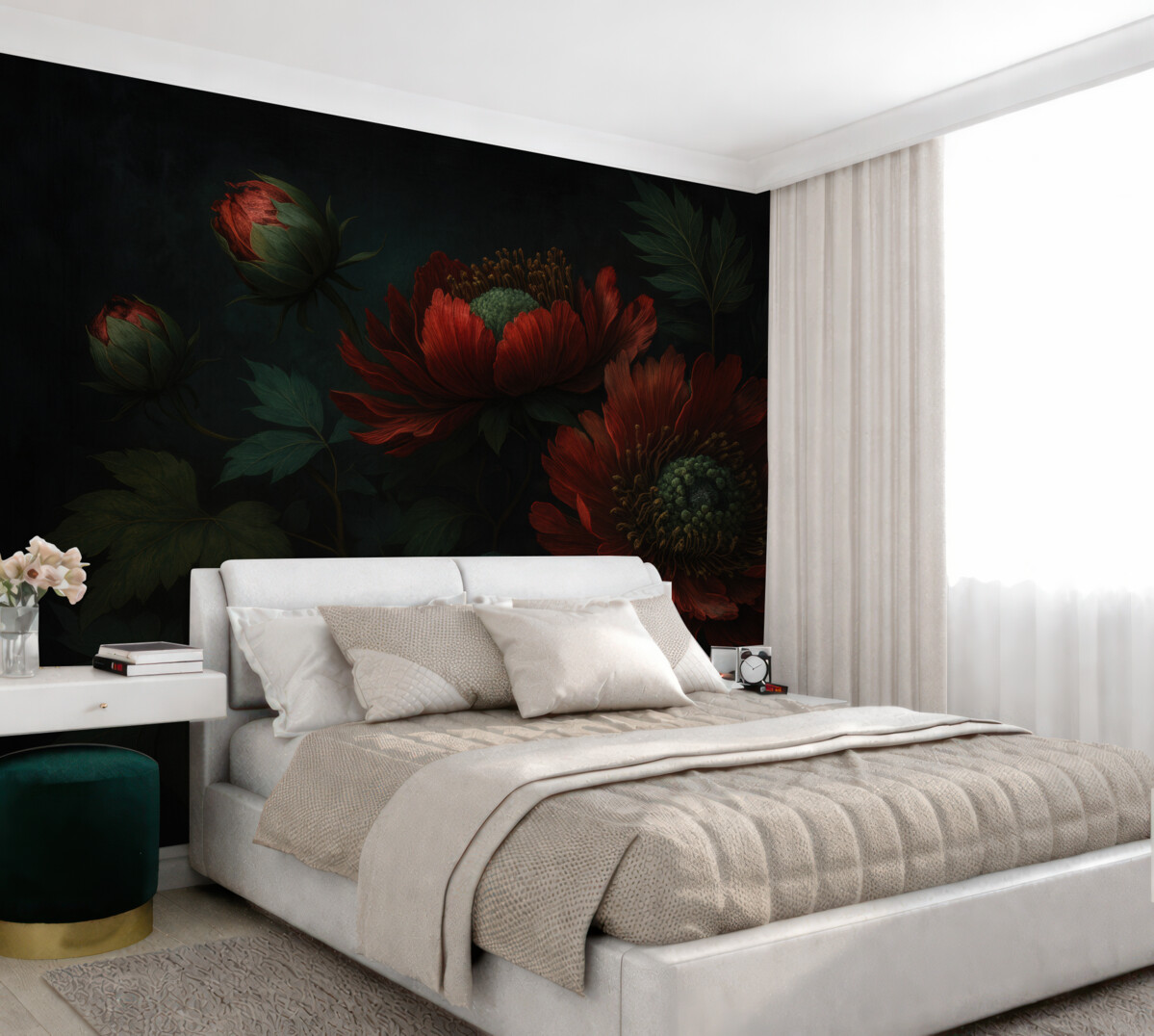 Fototapeta piękne kwiaty