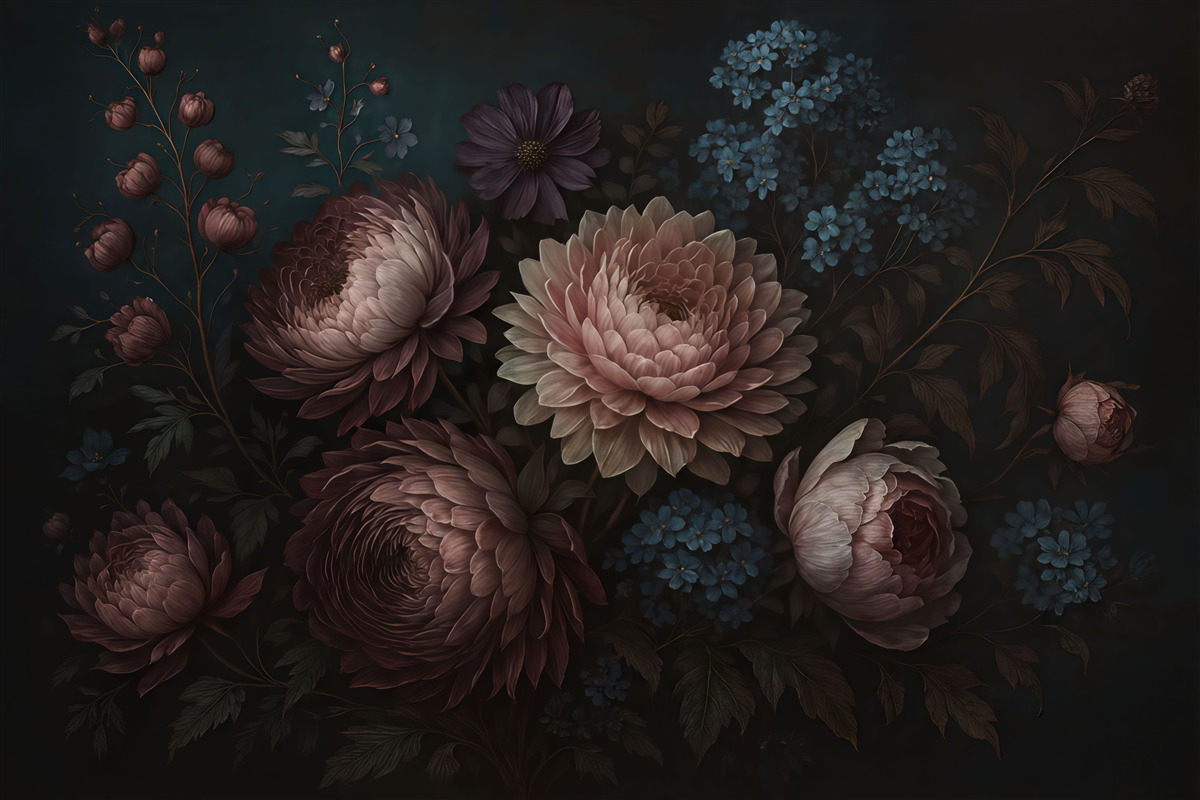 Fototapeta Astry w nocy.