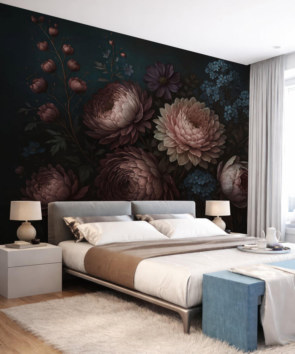 Fototapeta Astry w nocy.