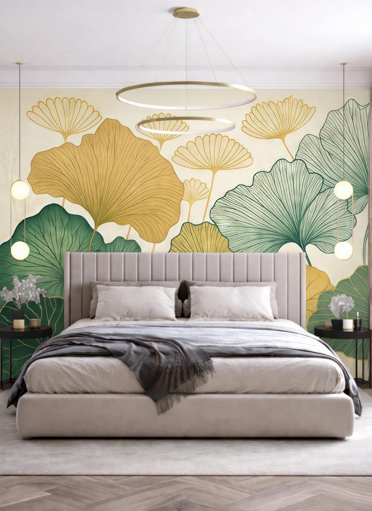 Fototapeta Obrys liści