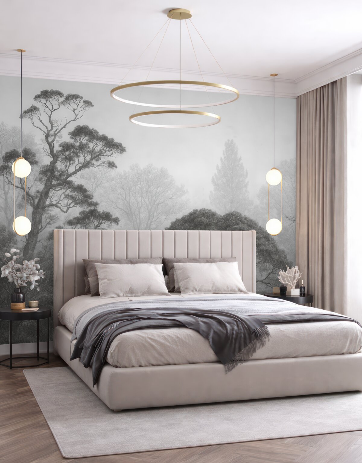 Fototapeta Drzewa w stylu grunge.