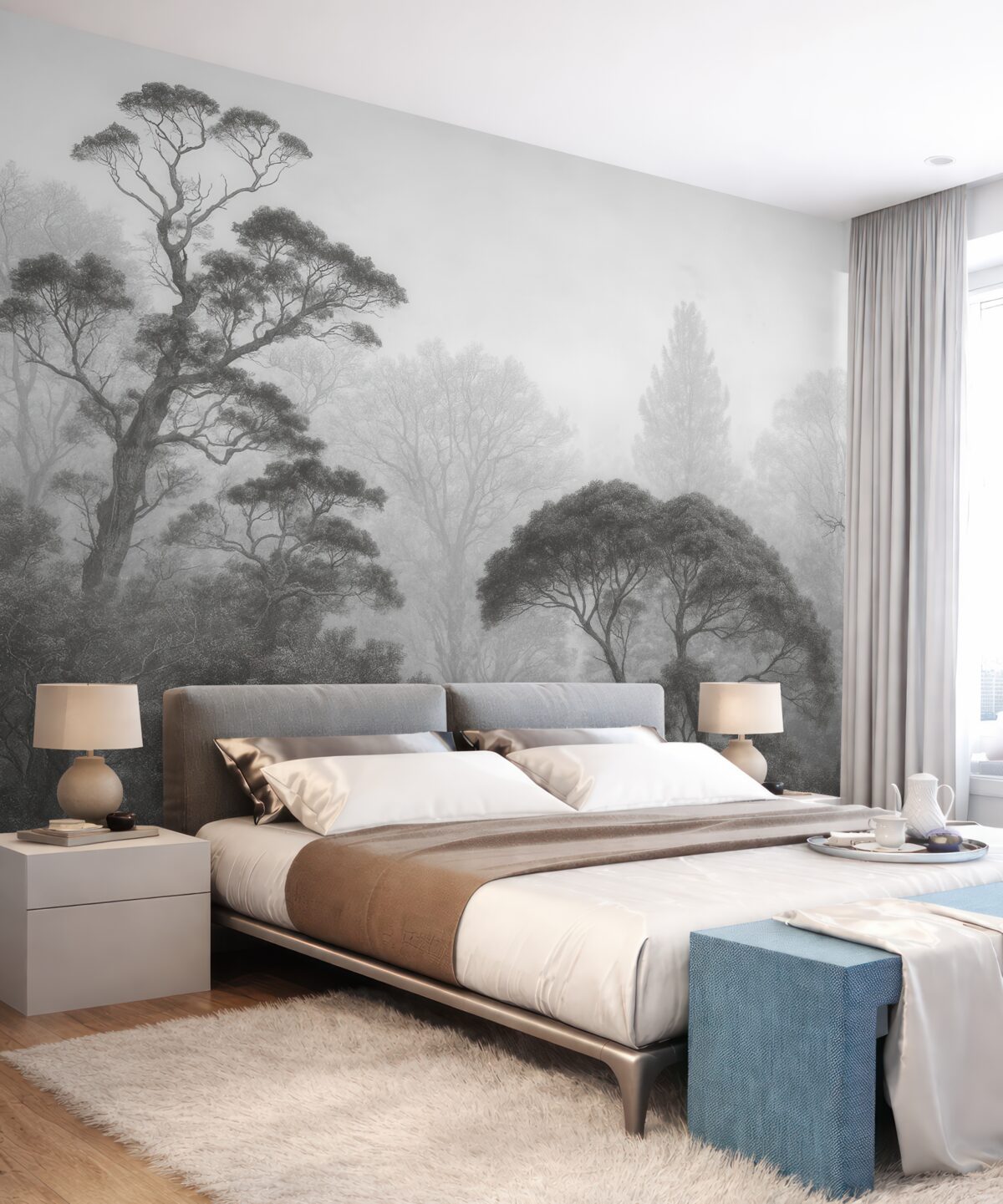 Fototapeta Drzewa w stylu grunge.