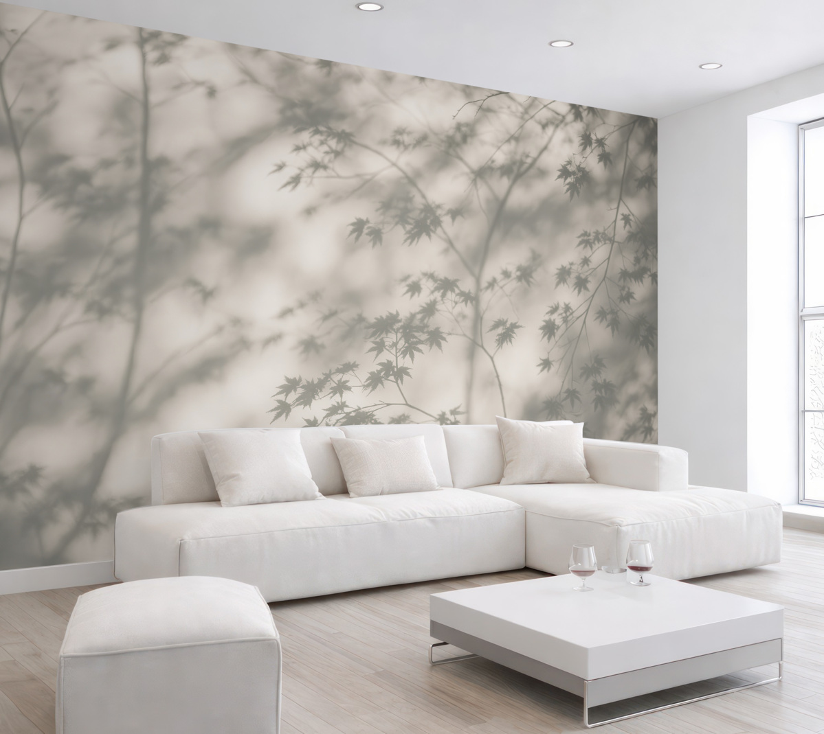 Fototapeta Cień na murze.