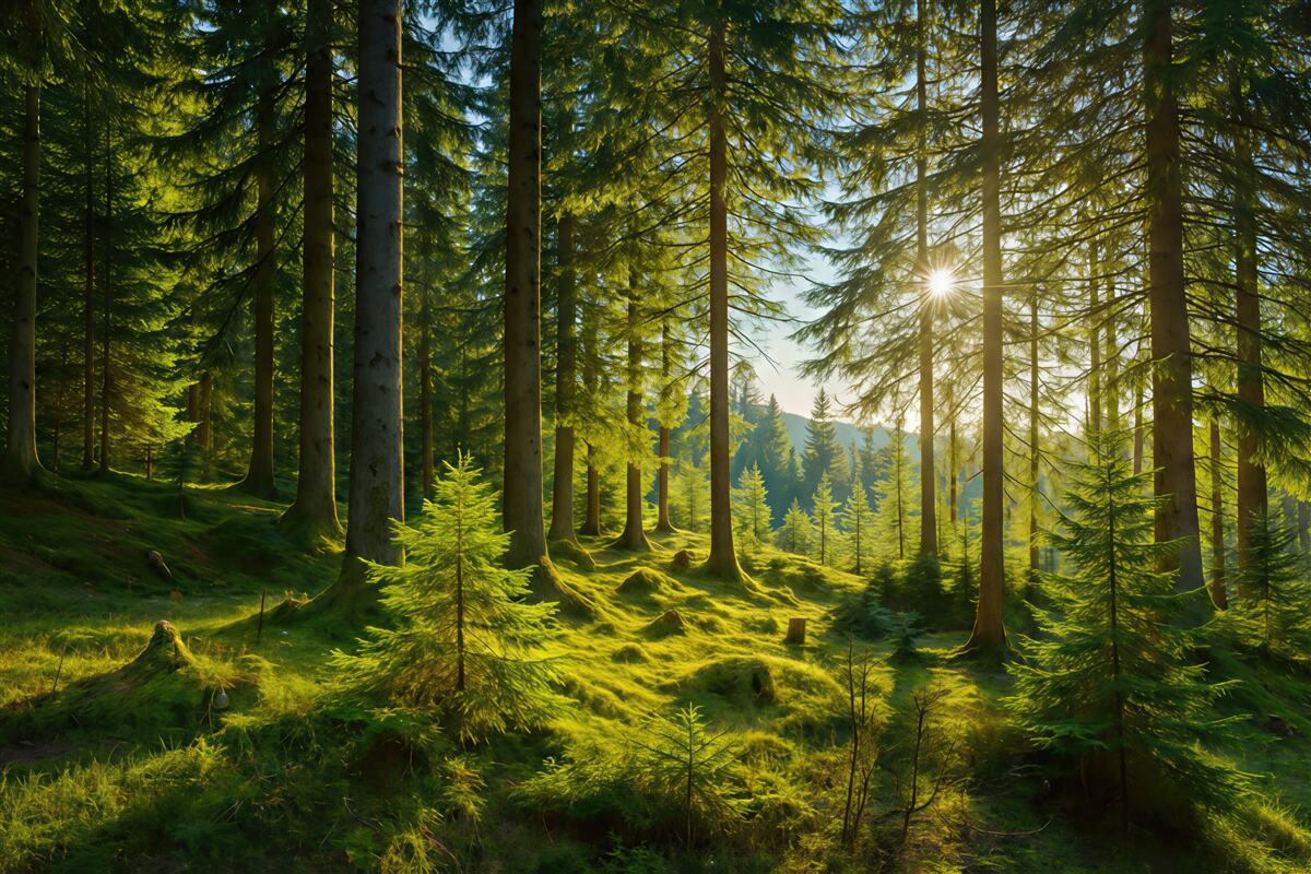 Fototapeta Karkonosze w Polsce to piękny region górski. Te malownicze tereny przyciągają wielu turystów. Warto odkrywać ich urok przez piesze wędrówki.