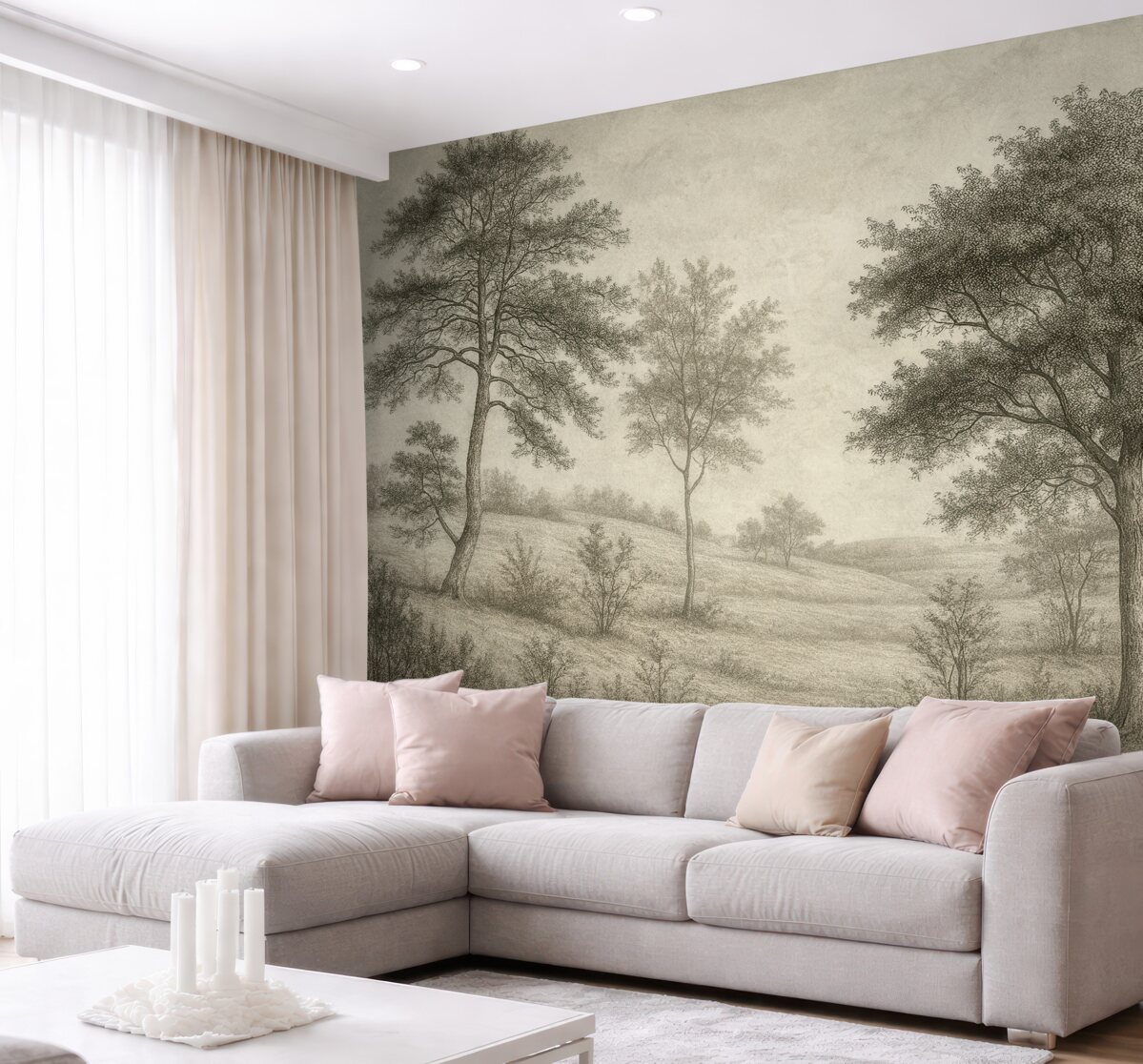 Fototapeta Zabytkowe rośliny.