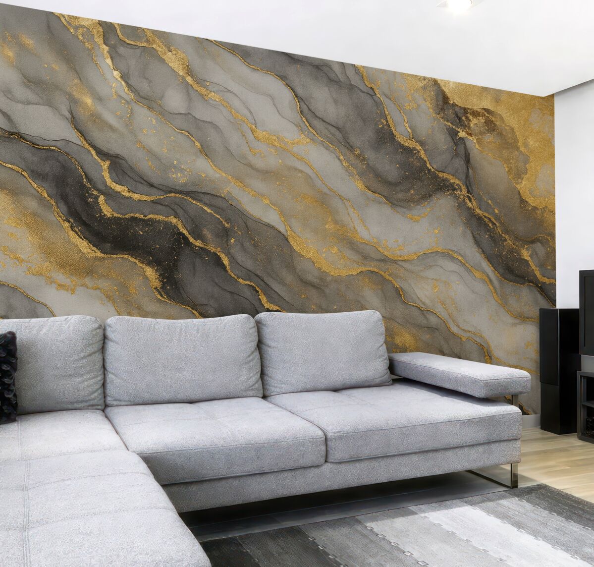 Fototapeta Popielaty marmur