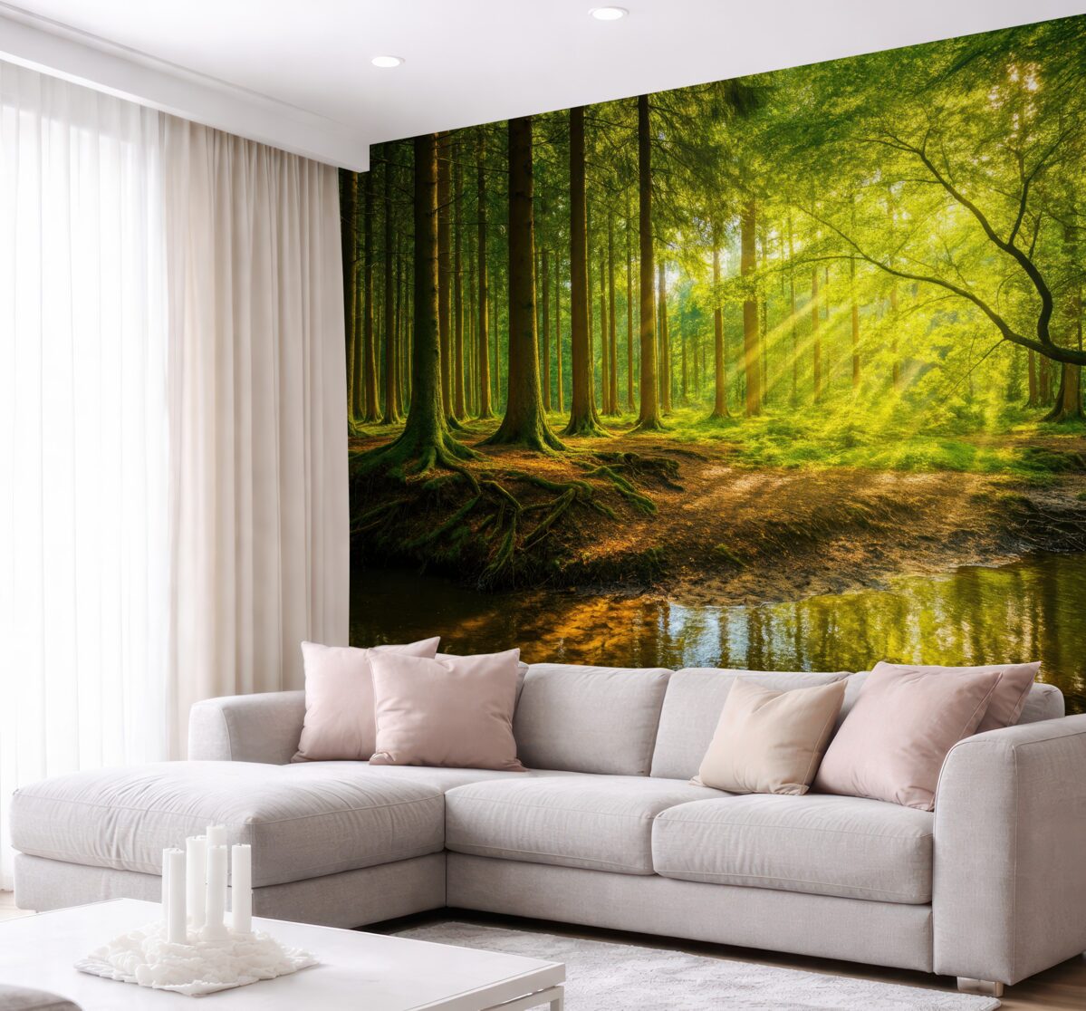 Fototapeta Czystość leśnego strumienia