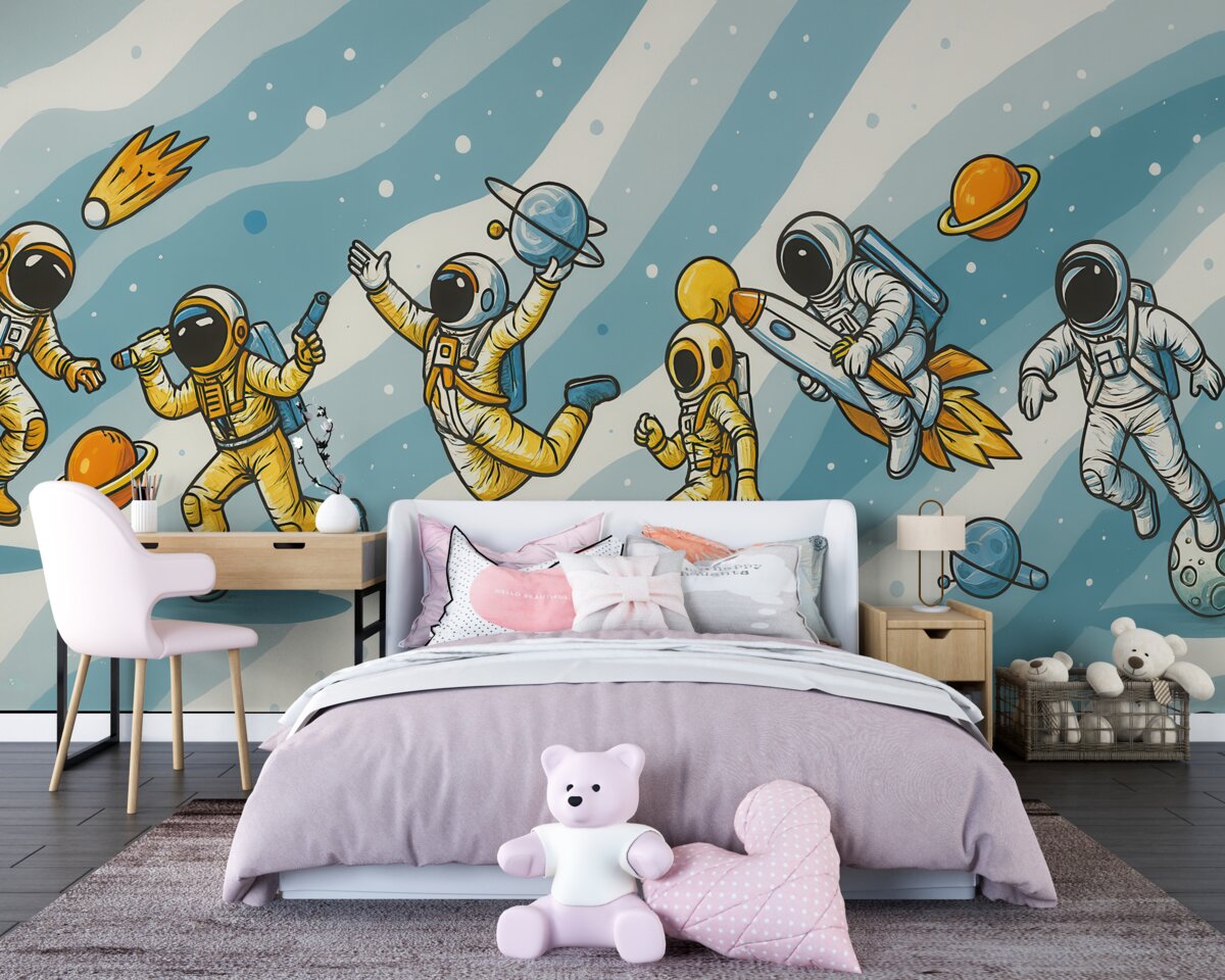 Fototapeta Aktywności sportowe z astronautami