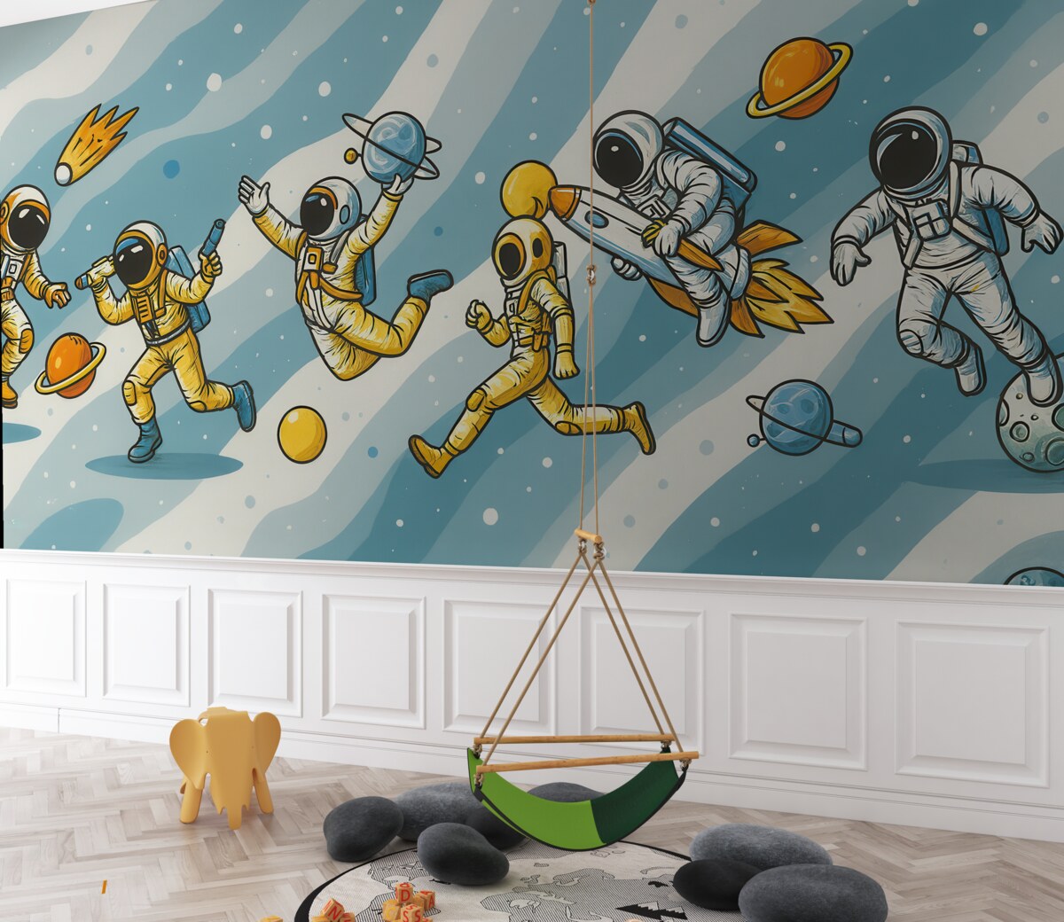 Fototapeta Aktywności sportowe z astronautami