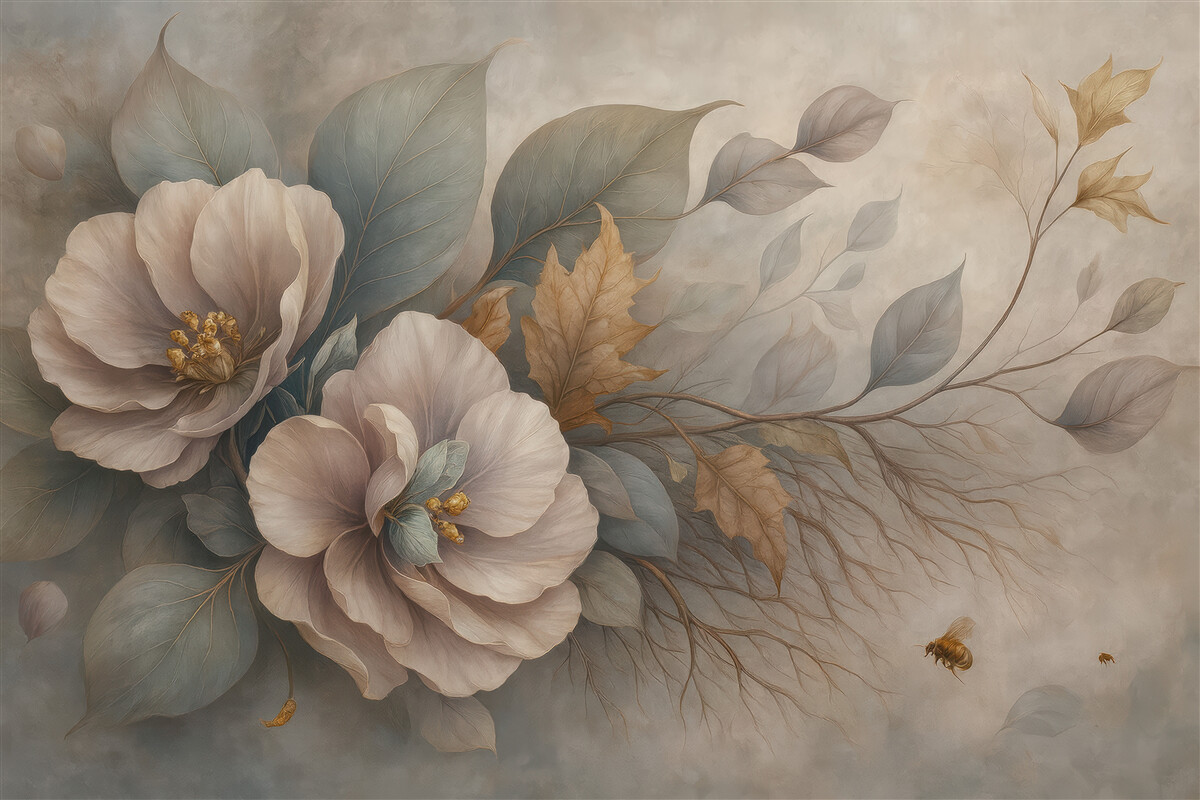 Fototapeta Kwiaty fantazji.