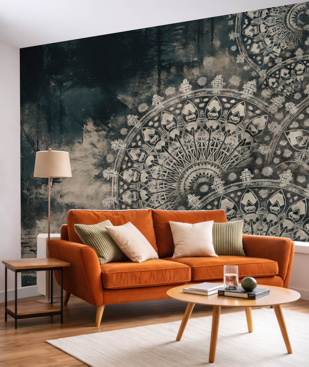 Fototapeta Mandala w stylu retro.