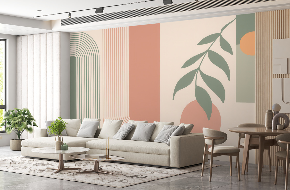 Fototapeta Łuki oraz ozdobne detale w stylu boho.