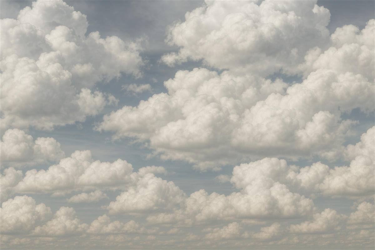 Fototapeta Białe chmury na szarym tle to nowy styl w aranżacji wnętrz.