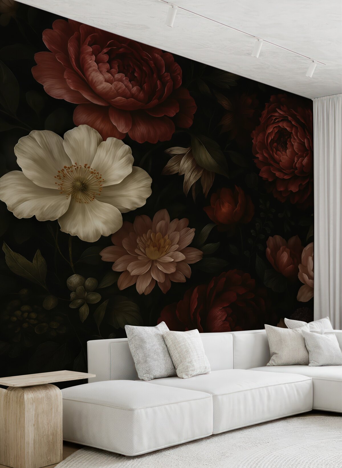 Fototapeta Projekt róży w stylu akwareli.