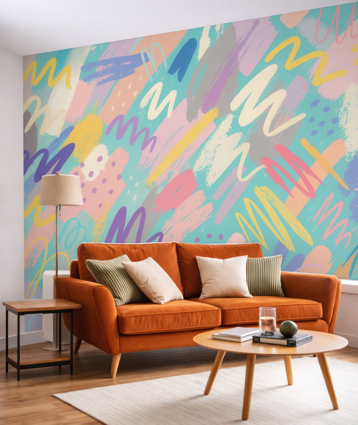 Fototapeta Kolorowe smugi abstrakcyjny sposób.