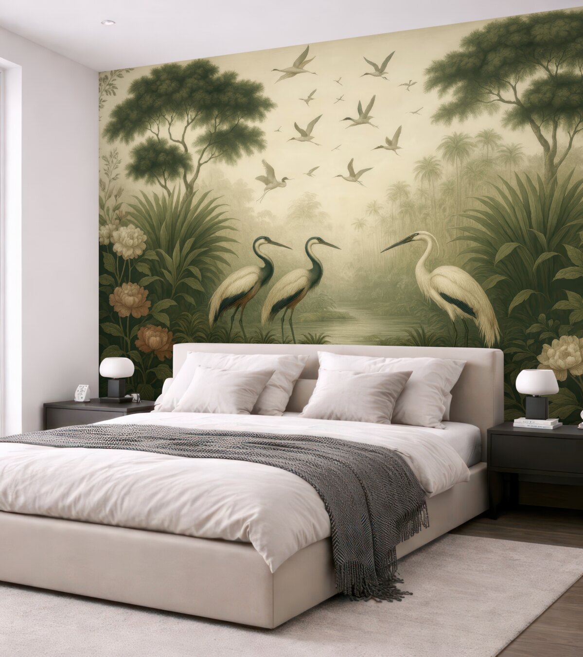 Fototapeta ptaki w lesie tropikalnym