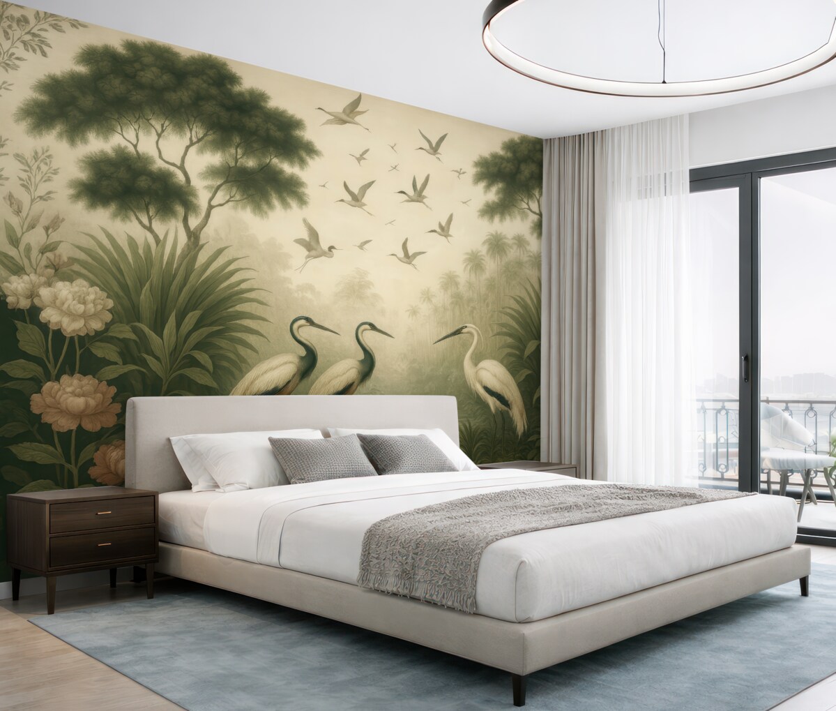 Fototapeta ptaki w lesie tropikalnym