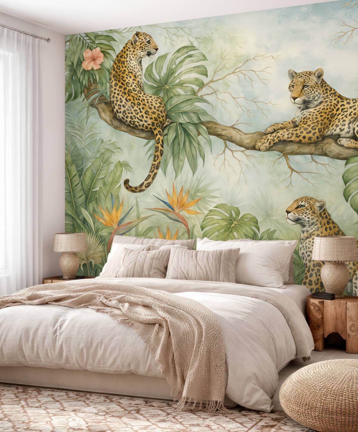 Fototapeta Tygrysy w dżungli.