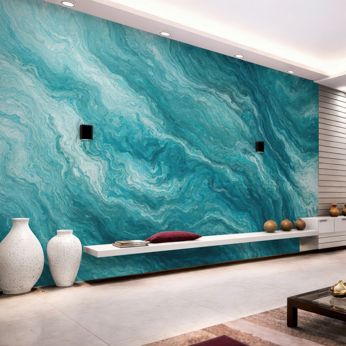 Fototapeta Struktura akwamarynu.