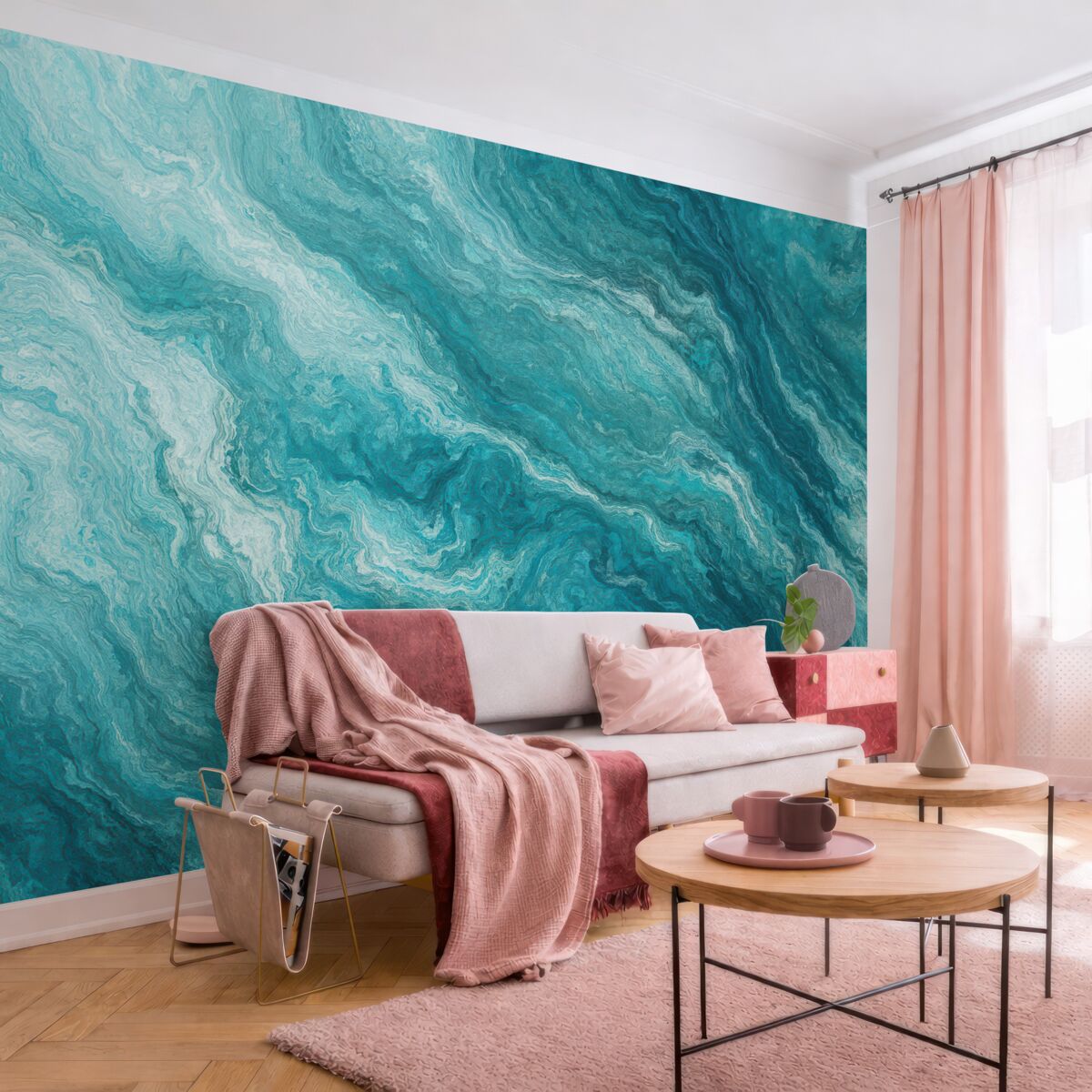 Fototapeta Struktura akwamarynu.