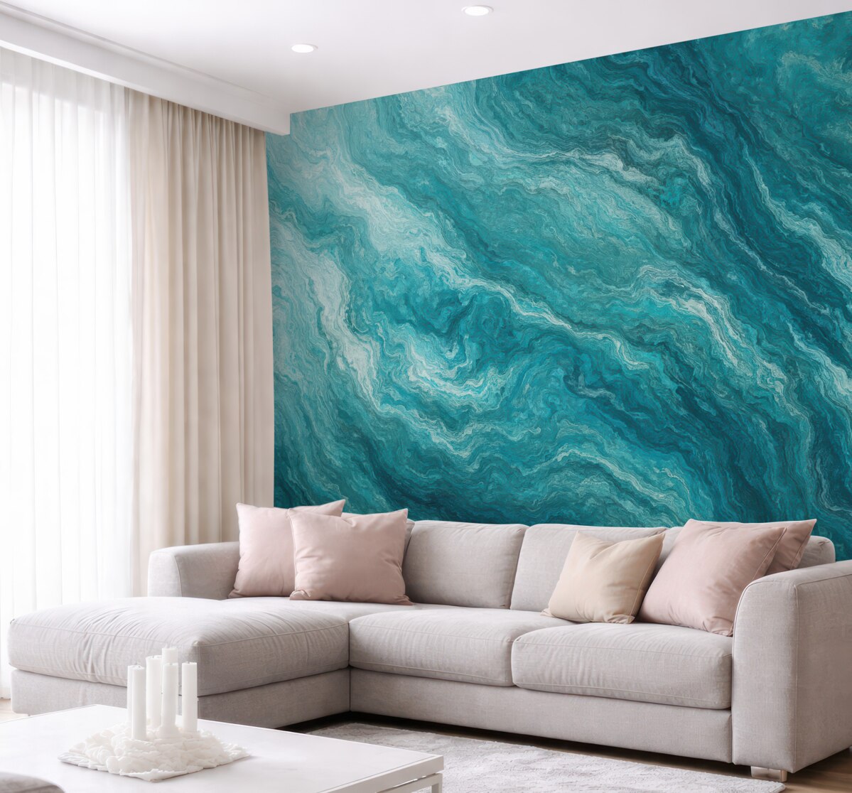 Fototapeta Struktura akwamarynu.