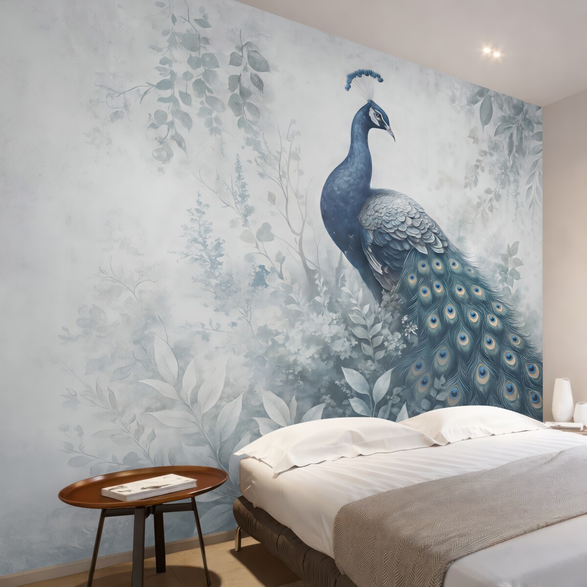 Fototapeta Kruchy paw na betonie o stylu grunge.