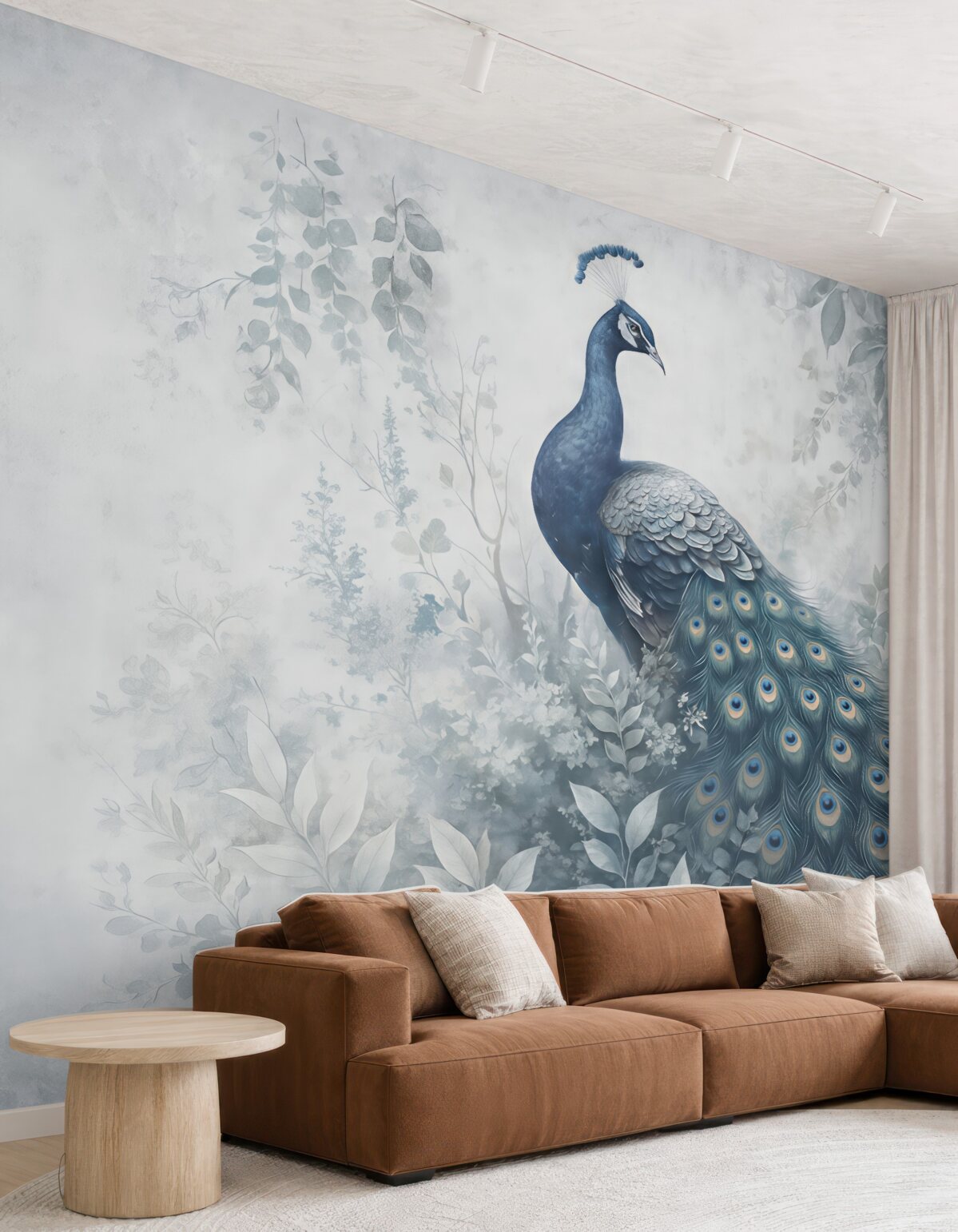 Fototapeta Kruchy paw na betonie o stylu grunge.